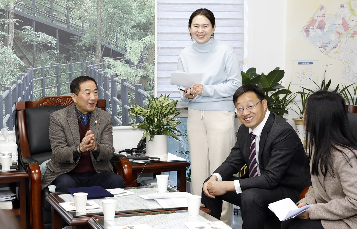 중국 창사시 대표단 서대문구의회 방문 8