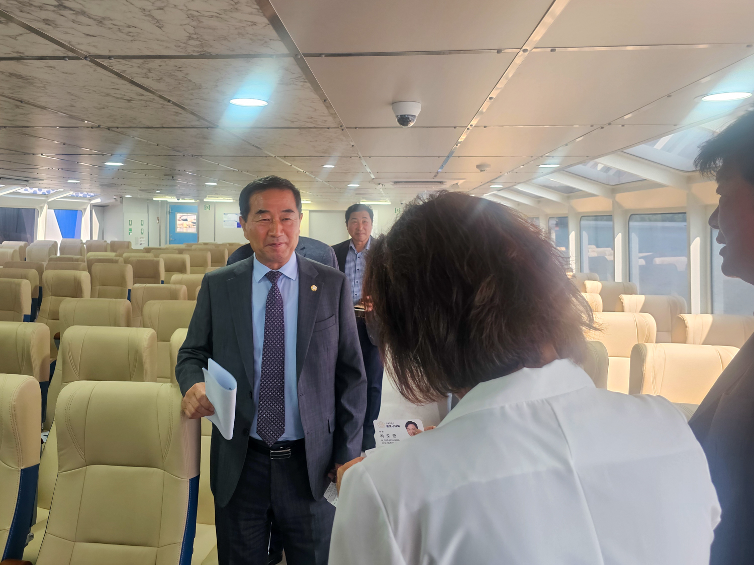 한강버스 사업 추진 관련 현장 방문 3