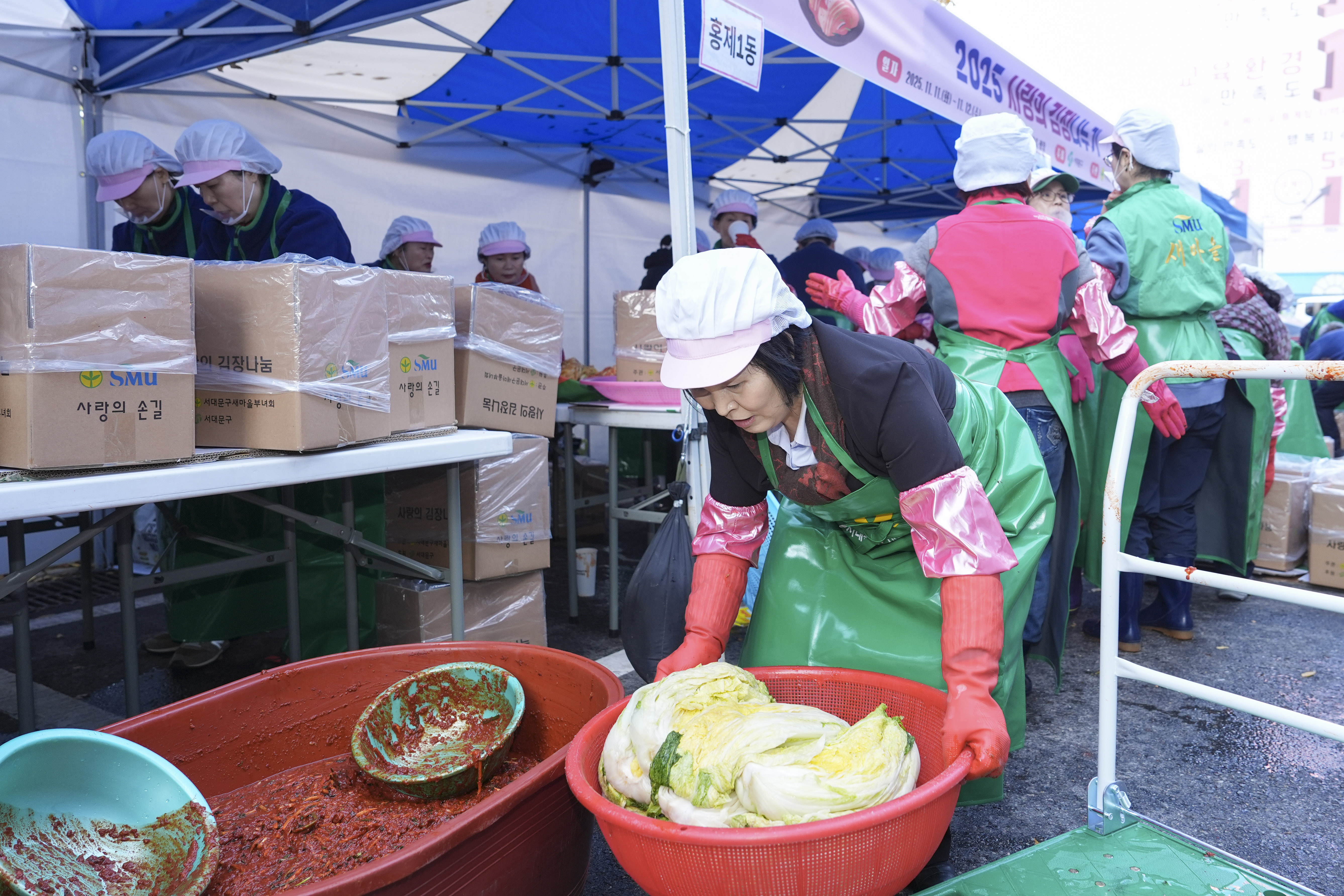 새마을부녀회 사랑의 김장 나누기 6