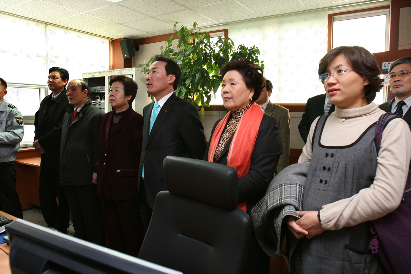 홍은지구대 방범 CC-TV 관제센터 방문 1