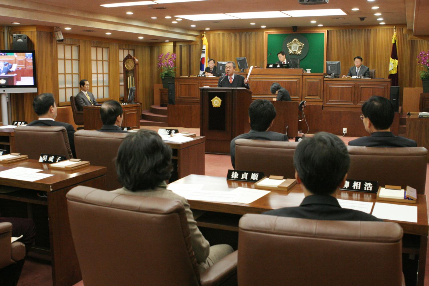 제174회 임시회 의사진행 발언 및 신상발언