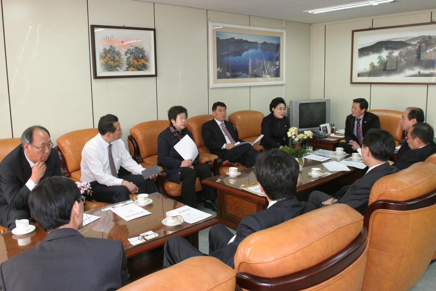음식물처리 관리에 대한 간담회 (종로구의회 의장님 방문, 고양시의회 의장님 방문)