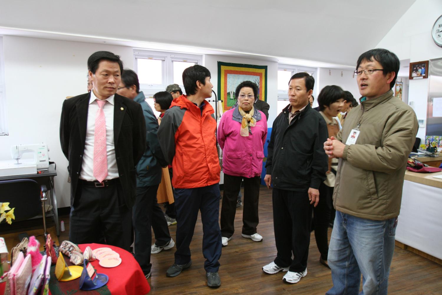 거제시 장애인시설(애광원) 직업재활시설 방문