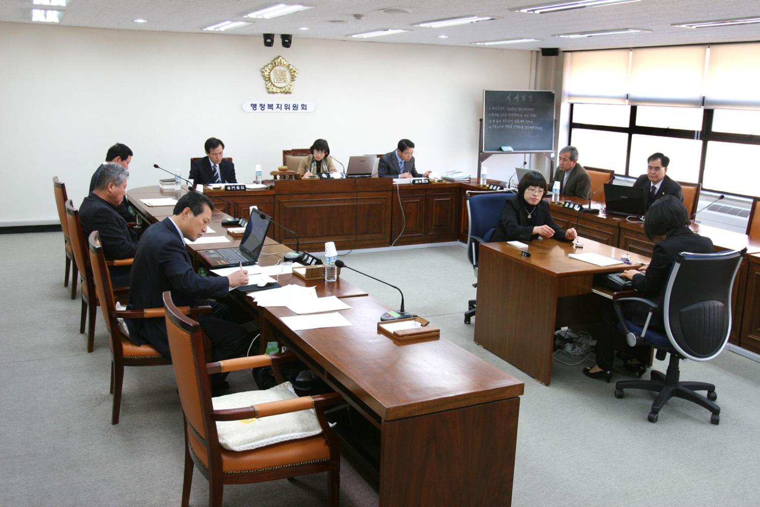 제184회 임시회 행정복지위원회