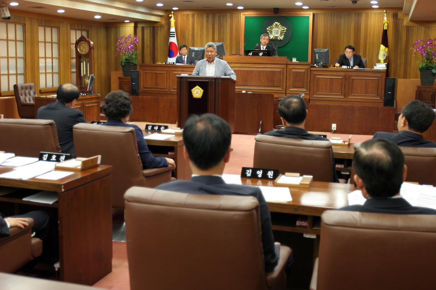 제190회 임시회 제2차 본회의 의사진행 발언-홍길식의원