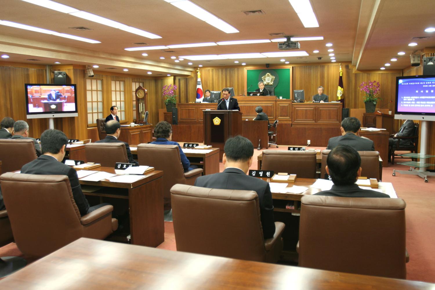 제192회 정례회 제1차 본회의 백인기의원 제안설명