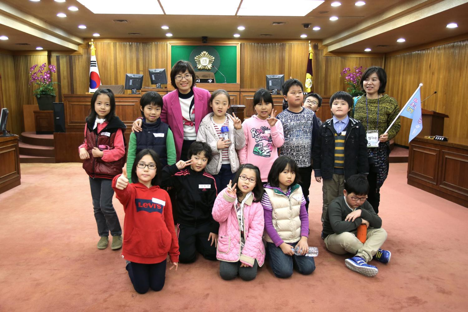 고은초등학교 의회탐방