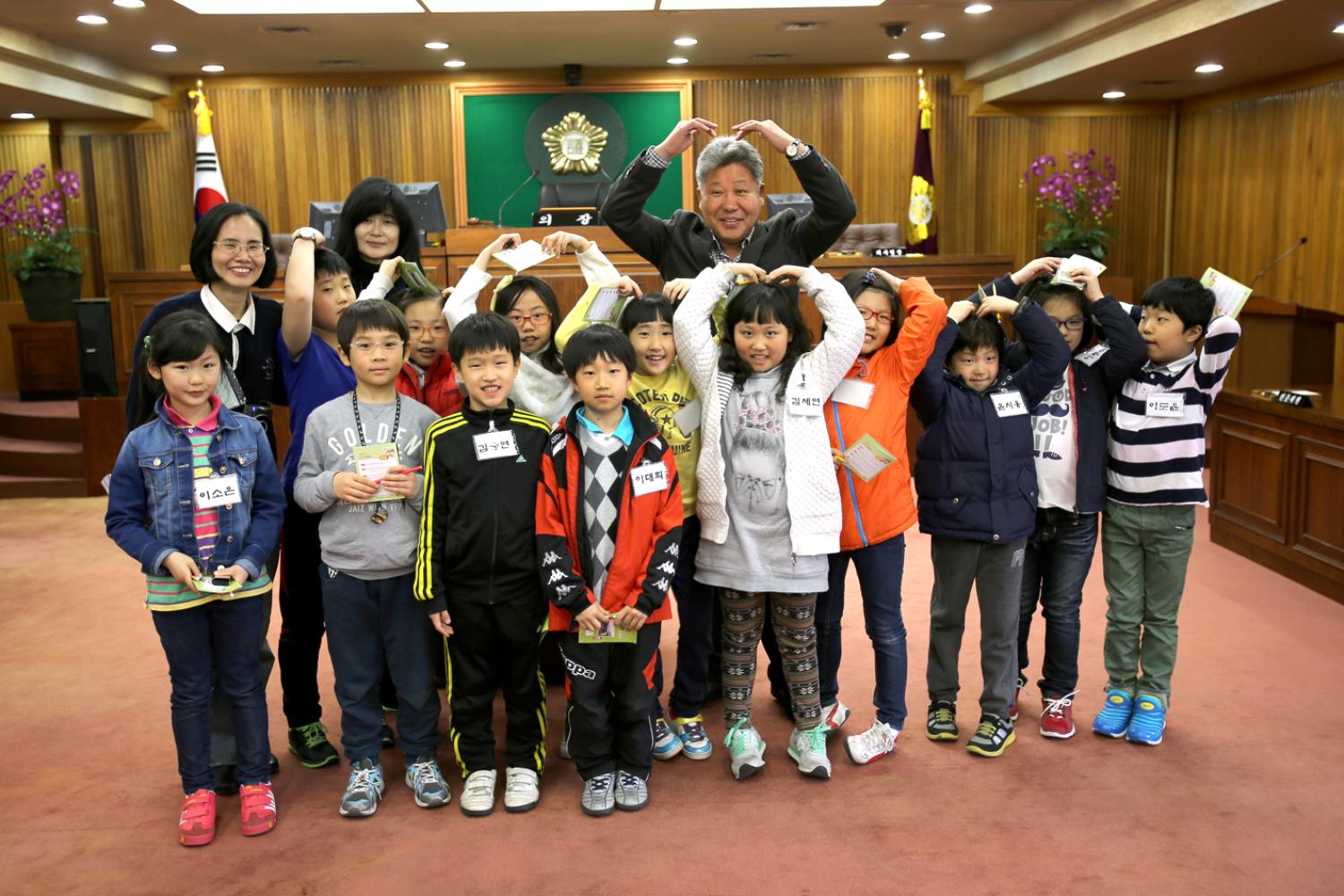 홍제초등학교 의회탐방