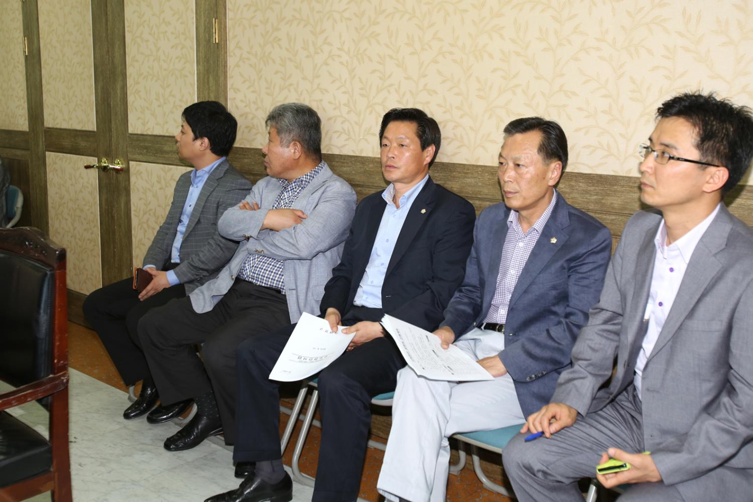 서대문구 지역현안 설명회-구청기획상황실