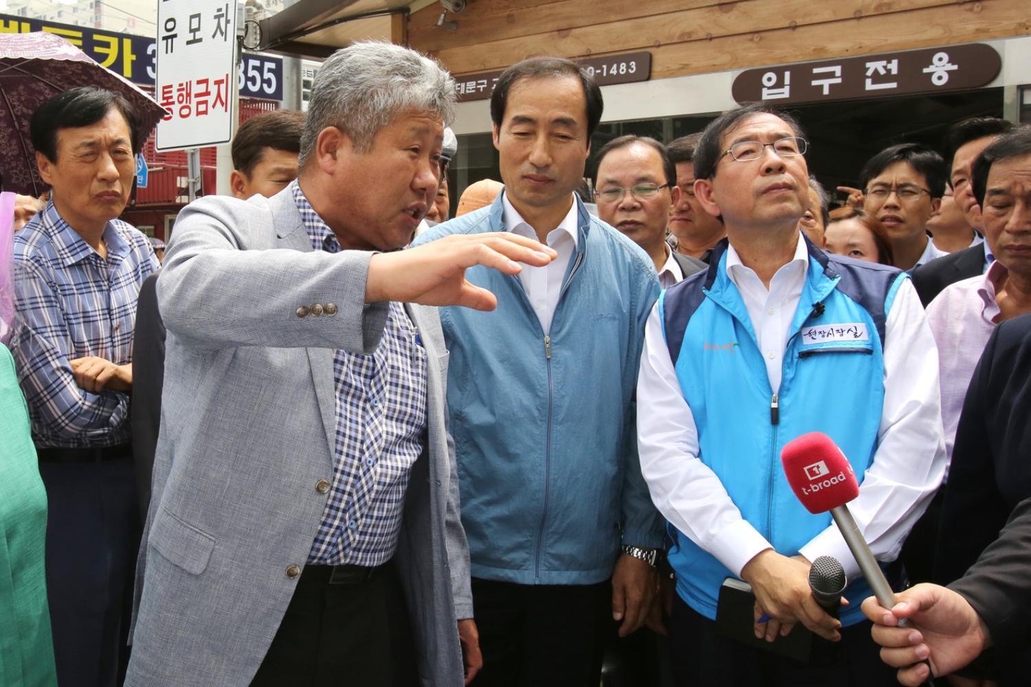 홍제역 인근 역세권 개발 현장방문