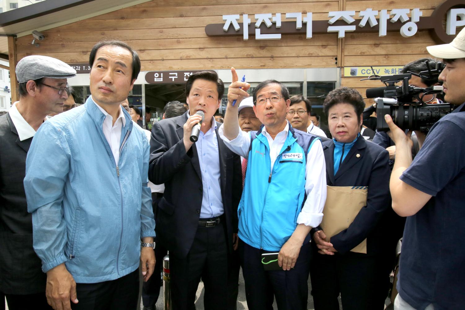 홍제역 인근 역세권 개발 현장방문