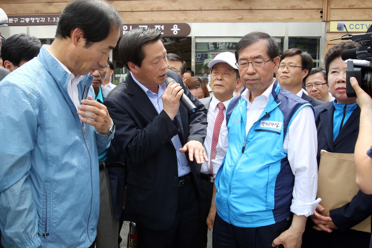 홍제역 인근 역세권 개발 현장방문
