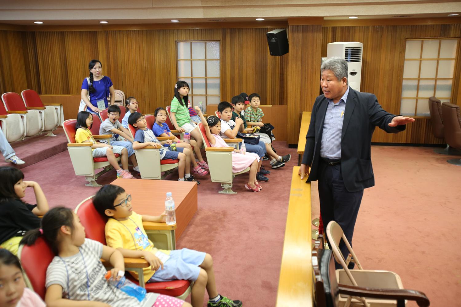 2013년 내고장 탐방-인왕초등학교 의회방문