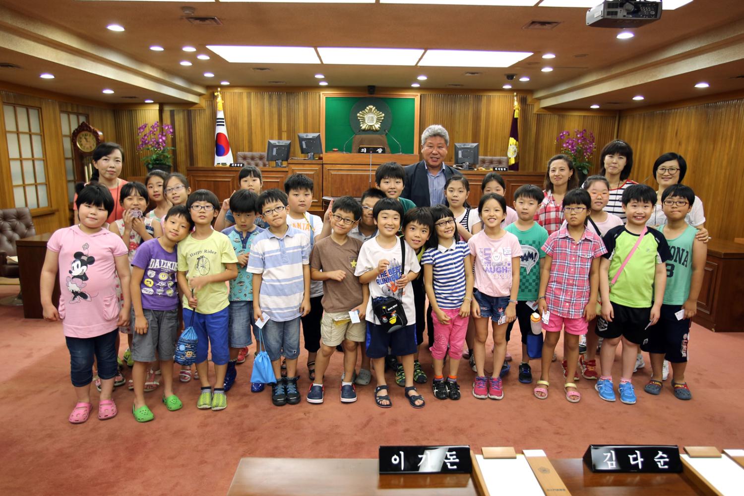 2013년 내고장 탐방-인왕초등학교 의회방문