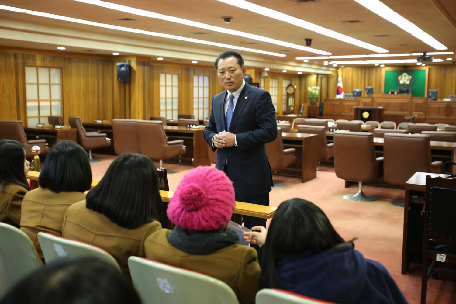 가재울중학교 내고장 탐방견학