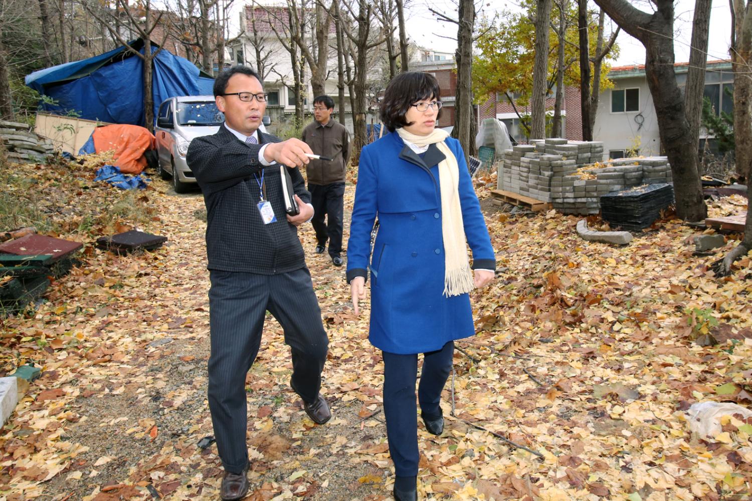 행정사무감사 송죽길 현장방문