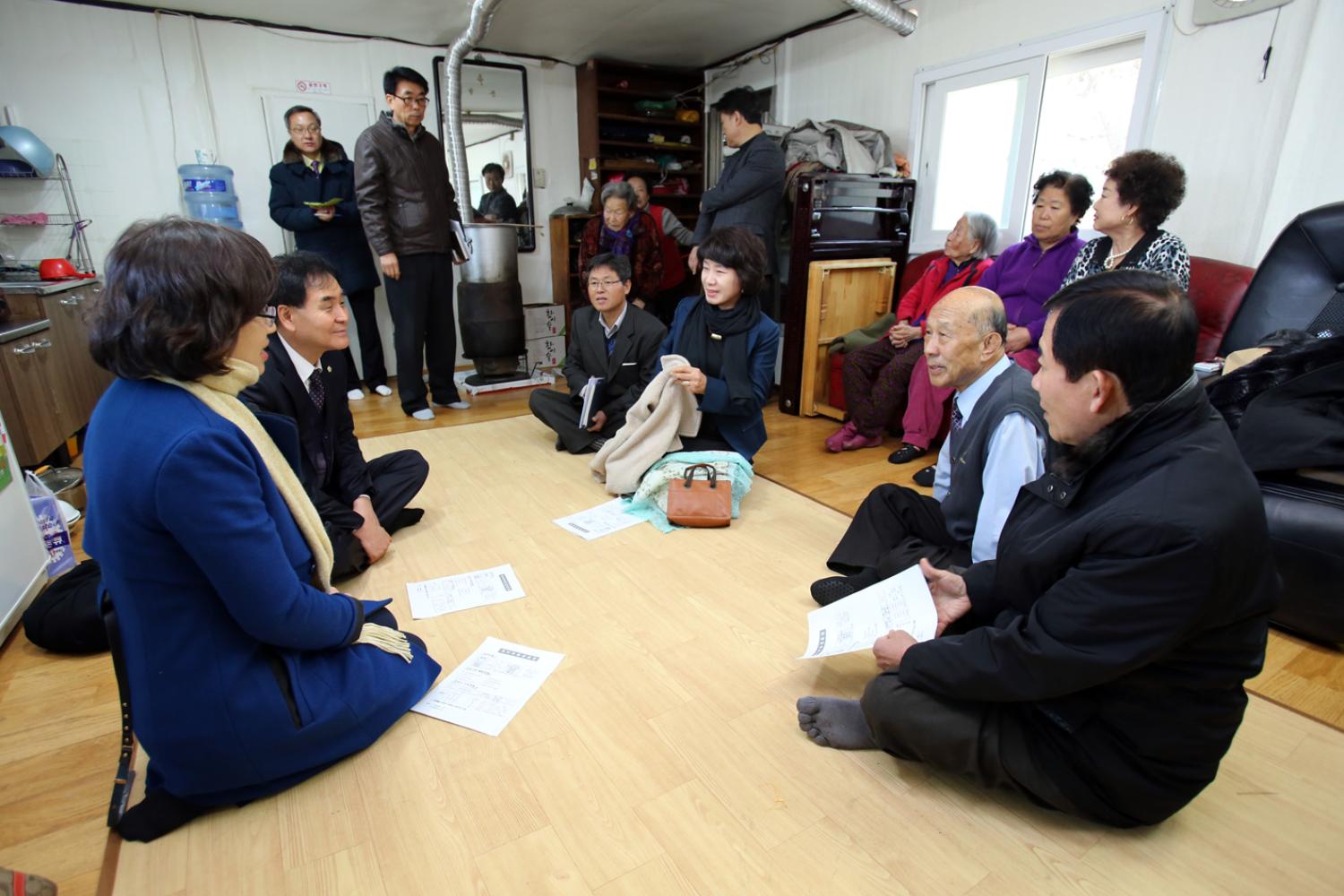 행정사무감사 개미마을 현장방문