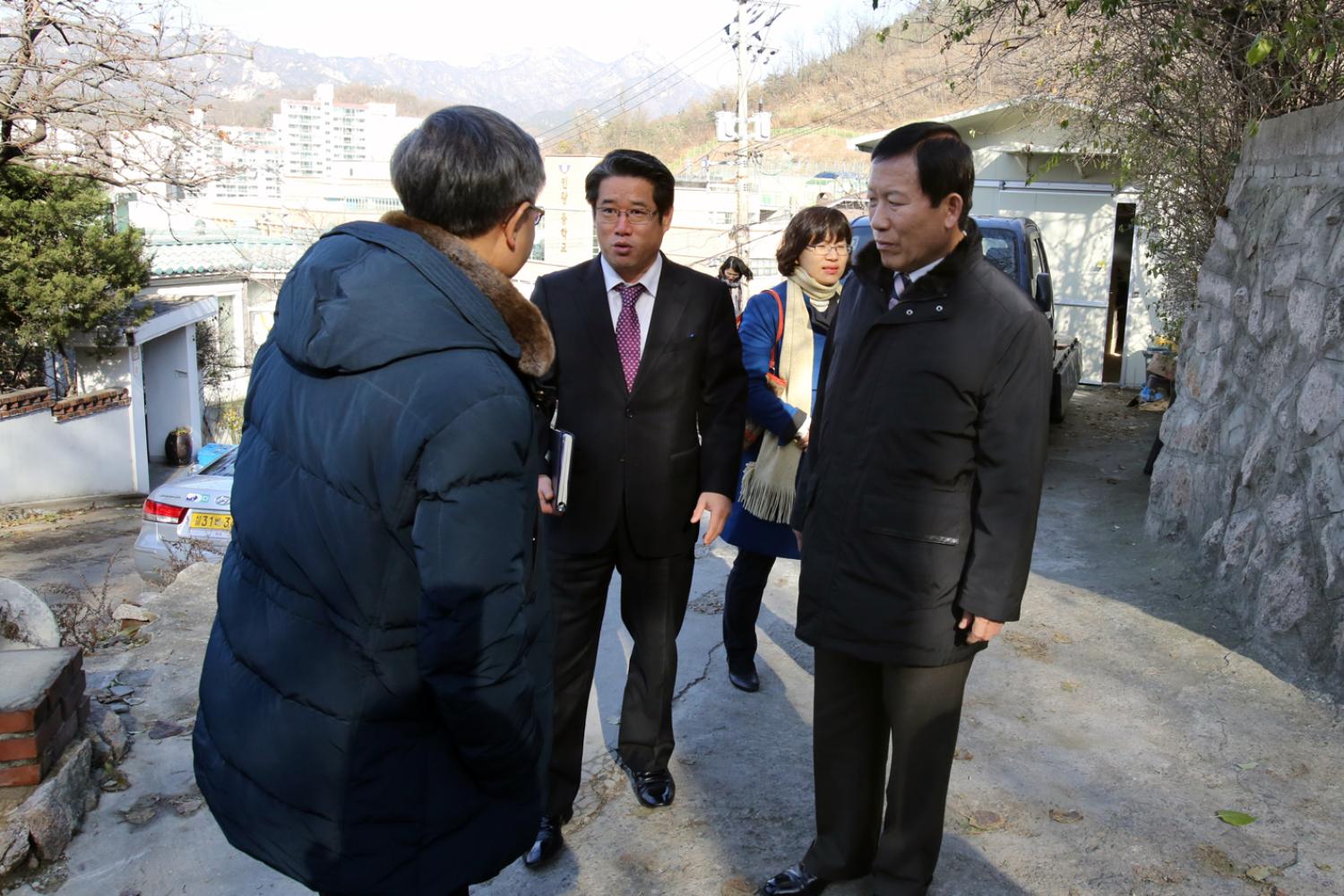 행정사무감사 개미마을 현장방문
