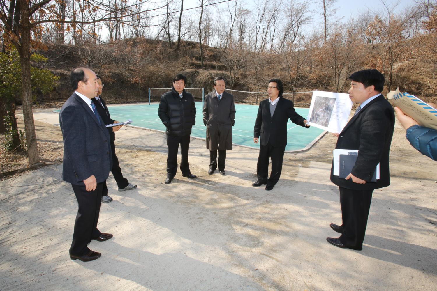 재정건설 현장방문-북한산자락길 공사현장