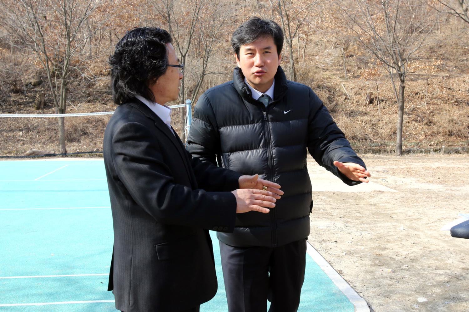 재정건설 현장방문-북한산자락길 공사현장