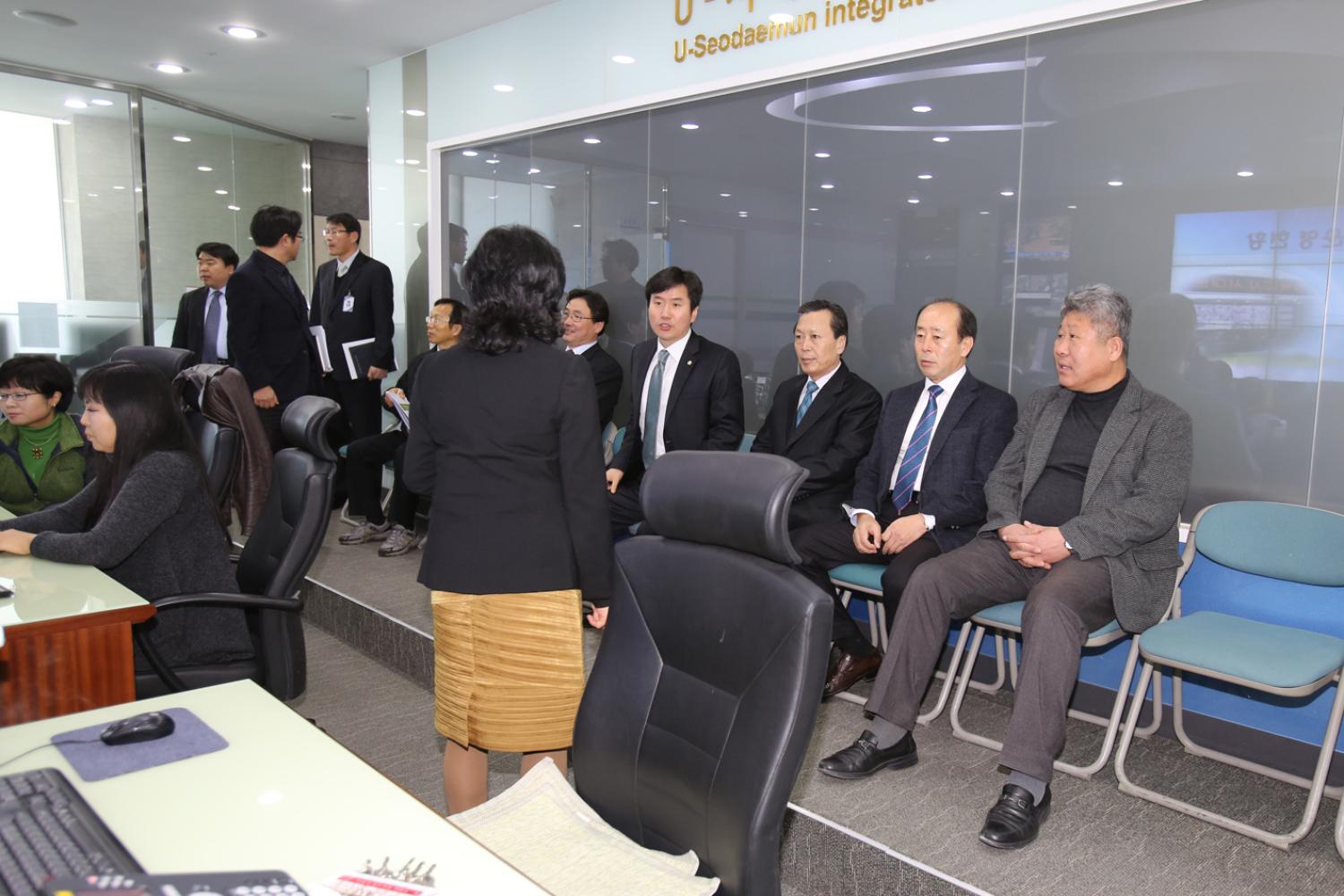 재정건설 현장방문-서대문구통합관제센터