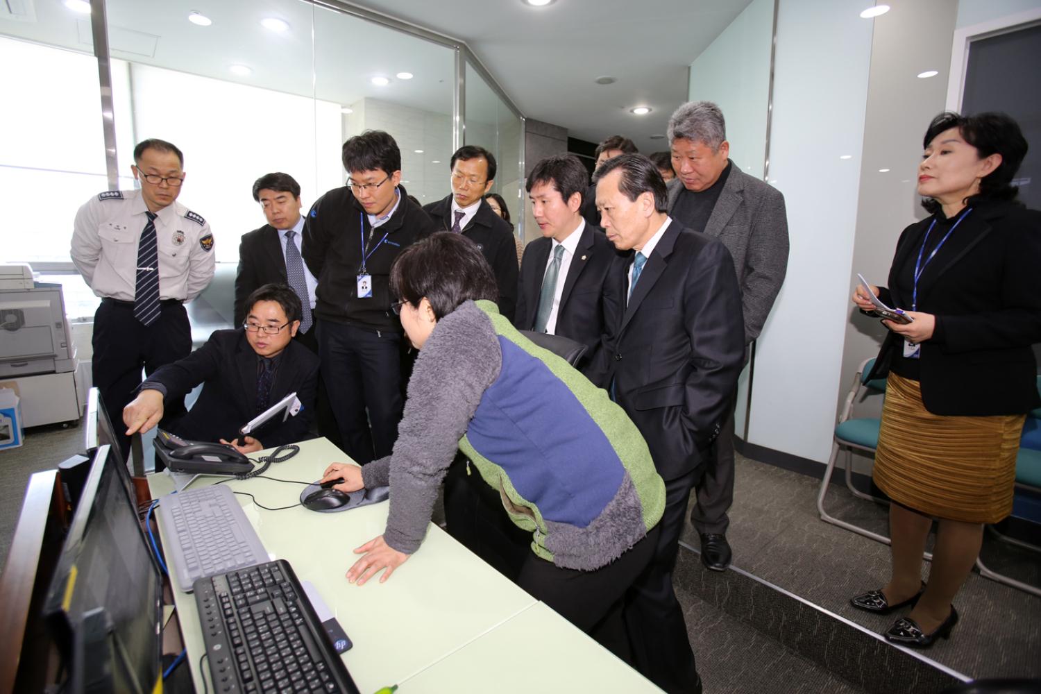 재정건설 현장방문-서대문구통합관제센터