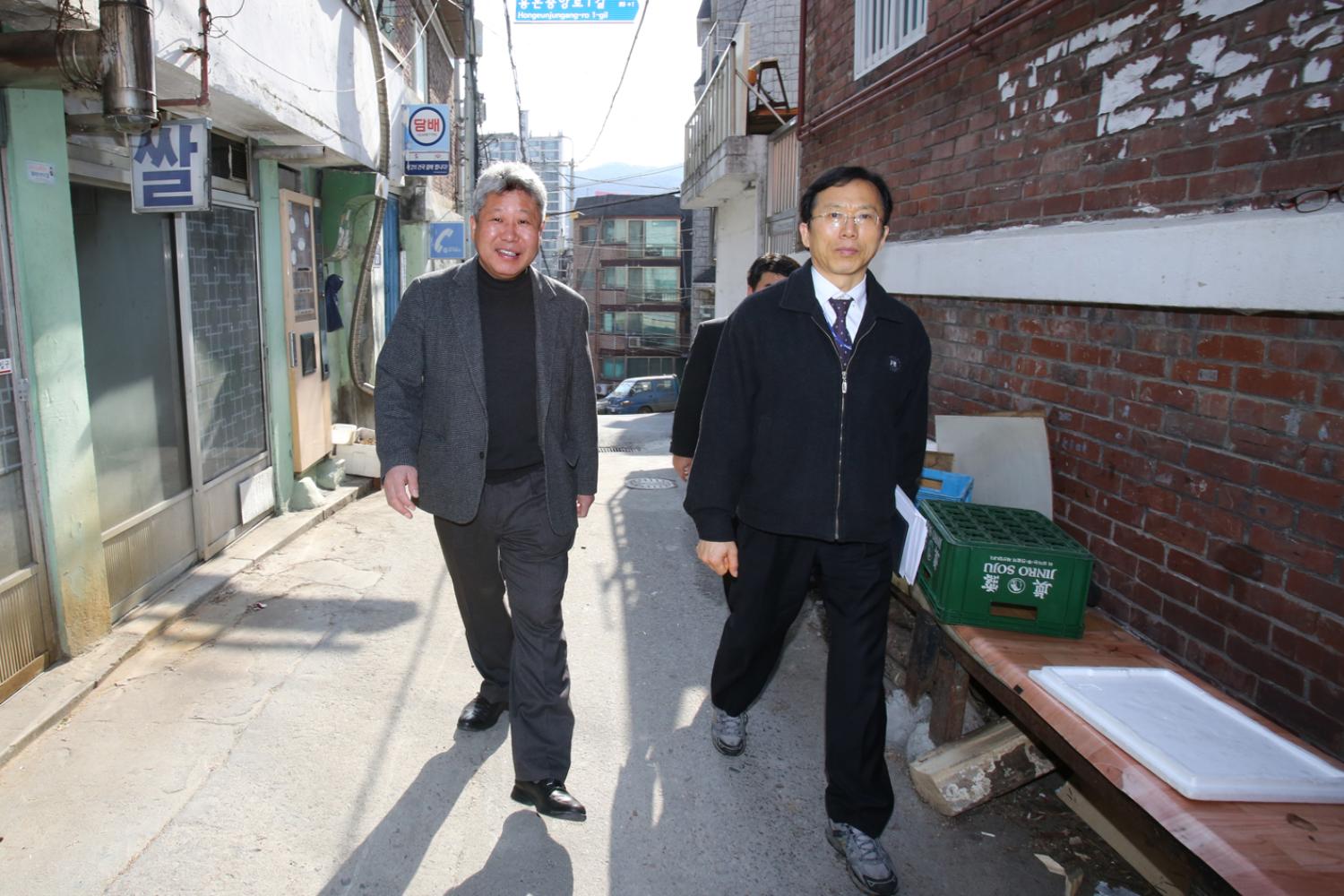 재정건설 현장방문-북한산자락길 공사현장