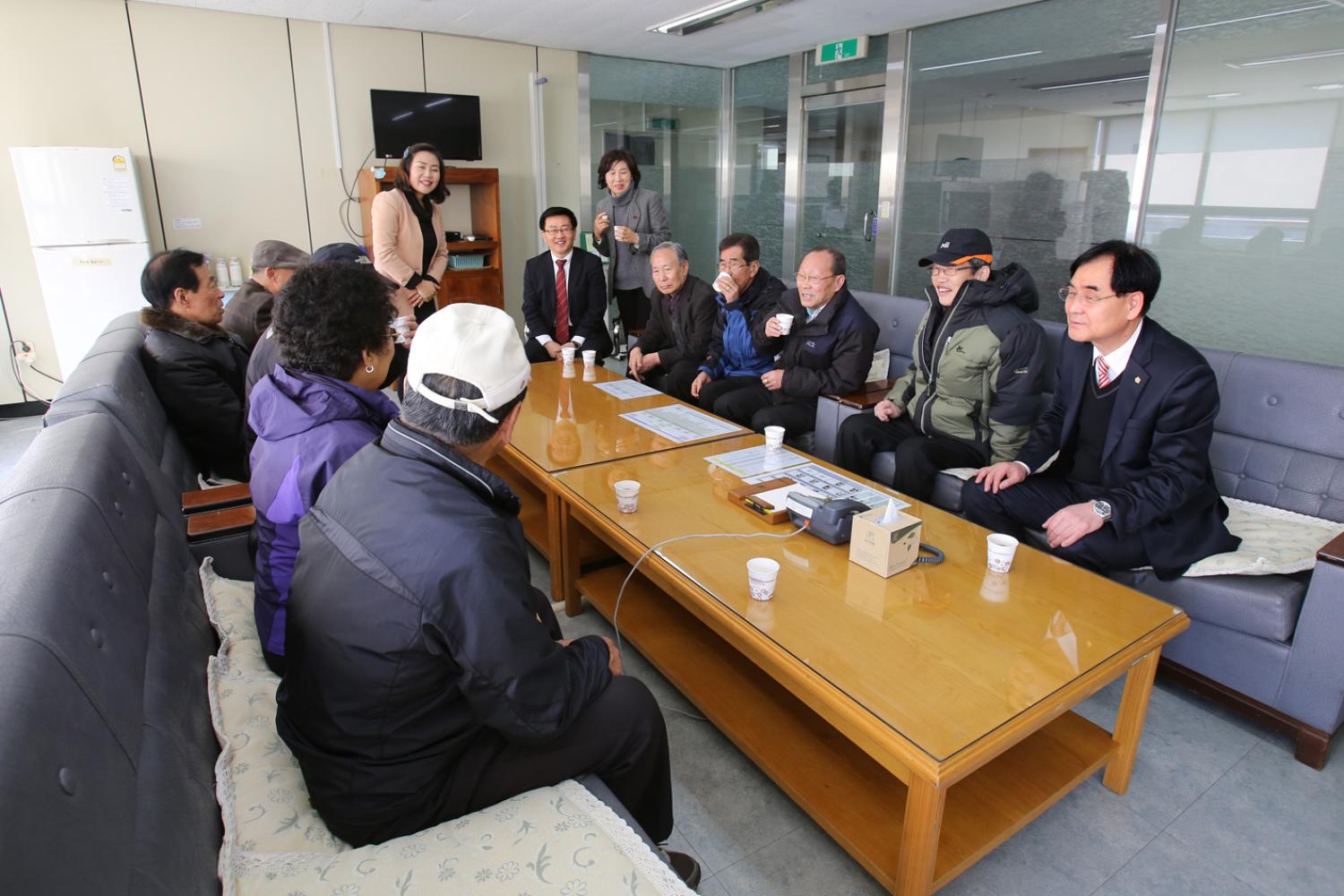 대한노인지회 회장단과의 간담회