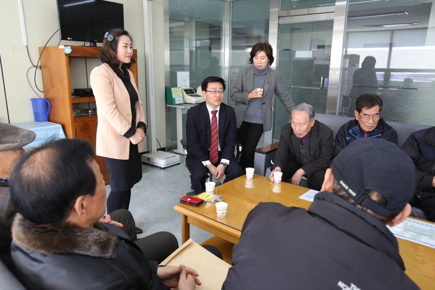 대한노인지회 회장단과의 간담회