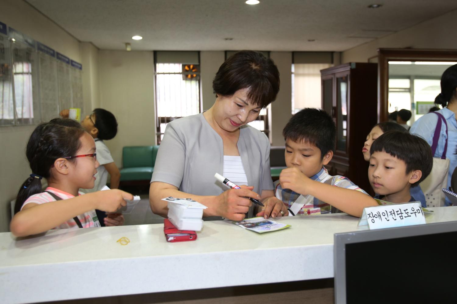 내고장탐방-안산초등학교 의회방문