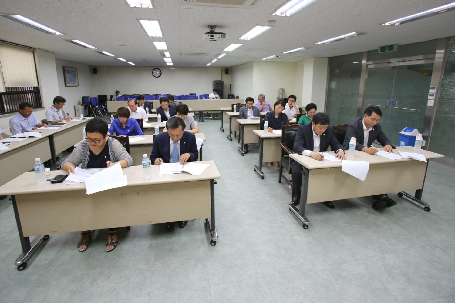 다목적체육관 건립 의회 설명회