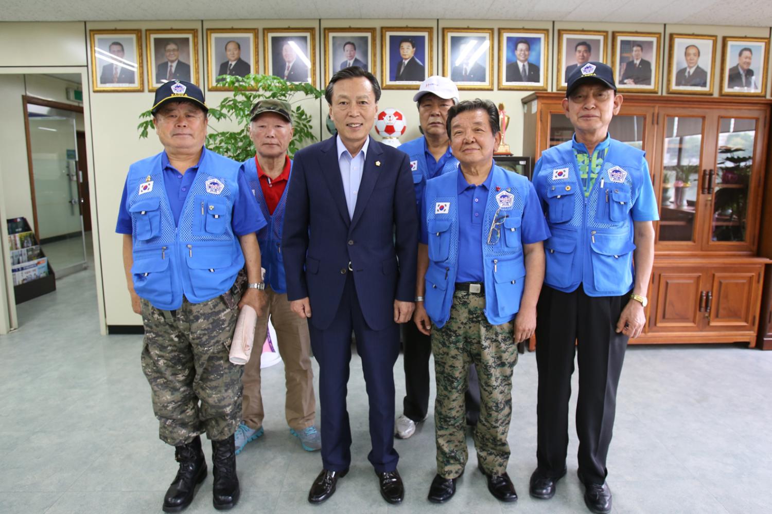 대한민국 고엽제 전우회와의 간담회