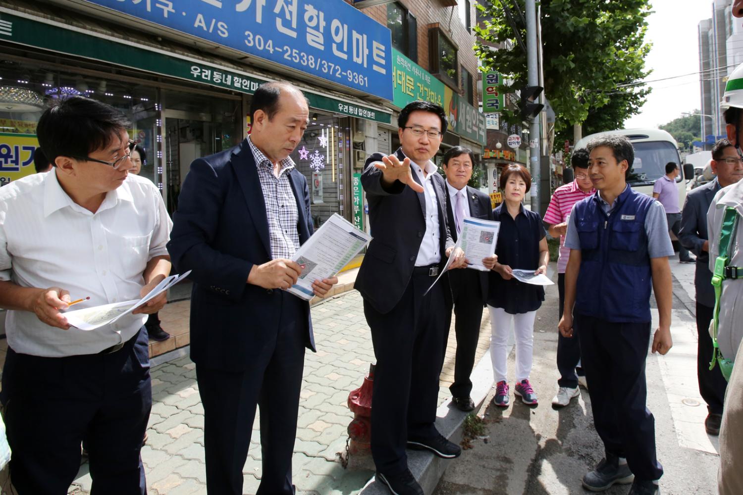 가재울뉴타운 4구역 현장 및 주변도로 현장방문
