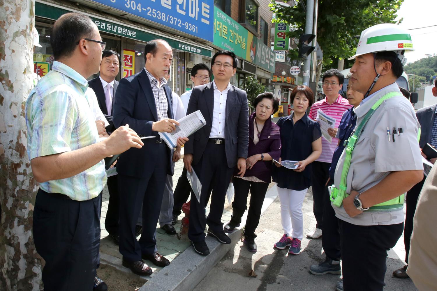 가재울뉴타운 4구역 현장 및 주변도로 현장방문