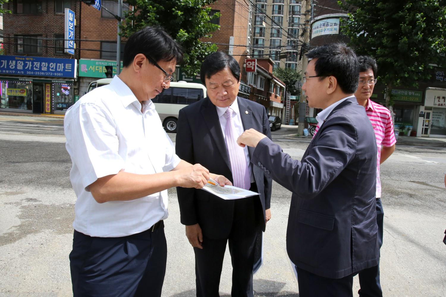가재울뉴타운 4구역 현장 및 주변도로 현장방문