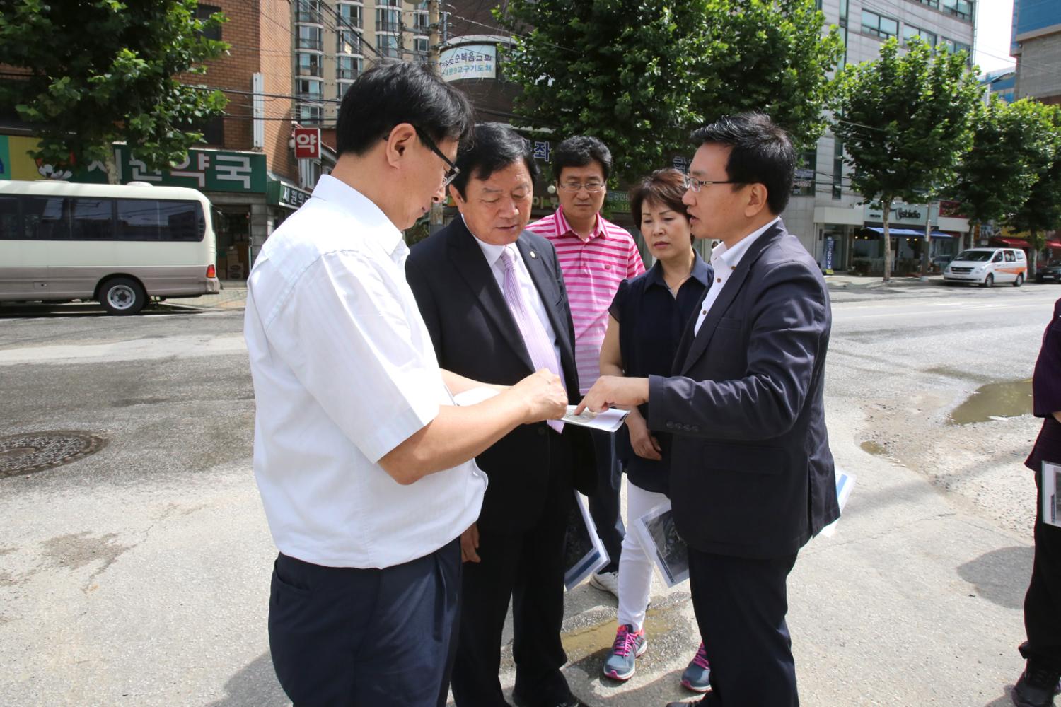 가재울뉴타운 4구역 현장 및 주변도로 현장방문