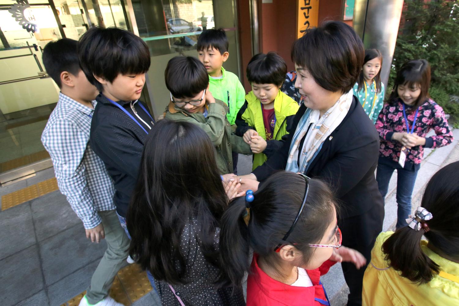 내고장탐방-안산초등학교 의회방문