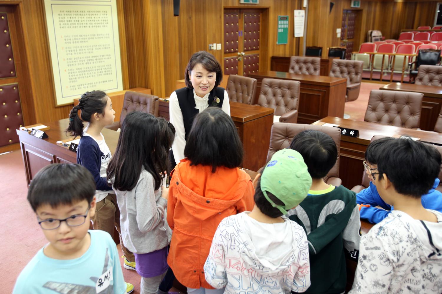 내고장탐방 안산초등학교 의회방문