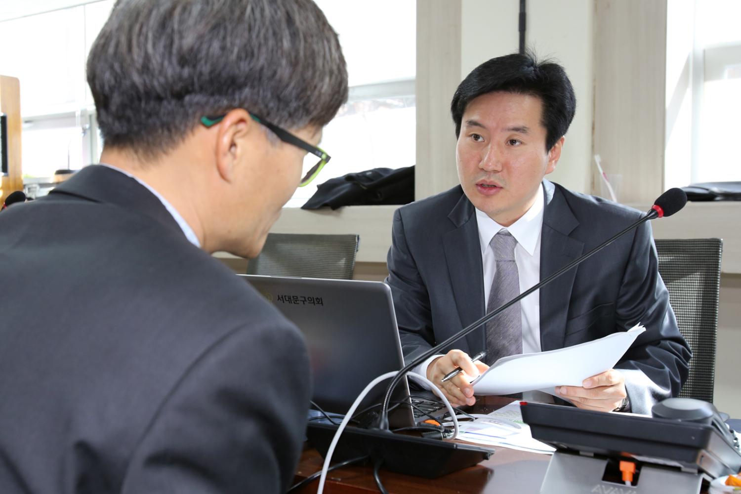 제211회 제2차 정례회 재정건설위원회 행정사무감사