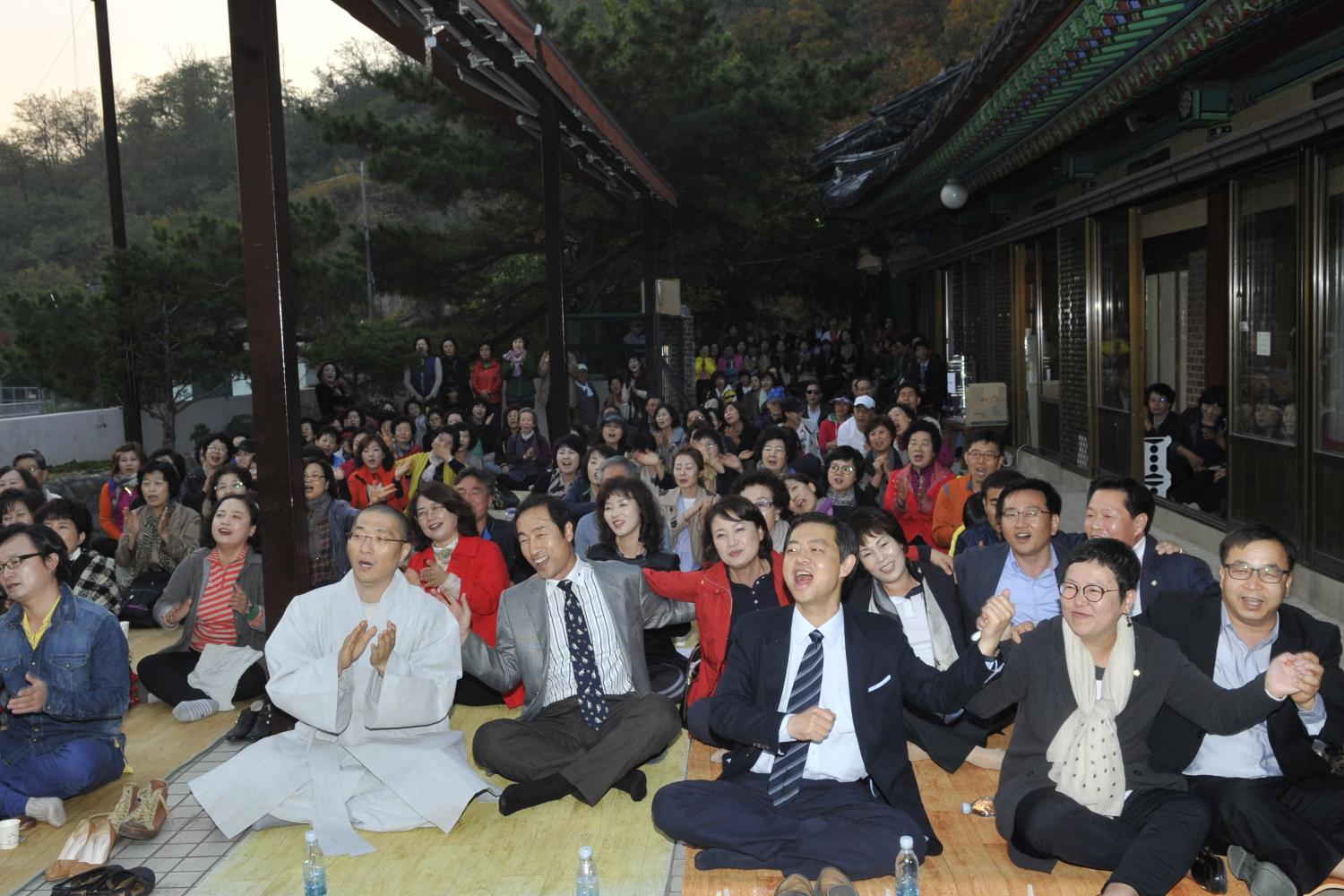 옥천암 마애보살좌상 보물지정 축하 음악회