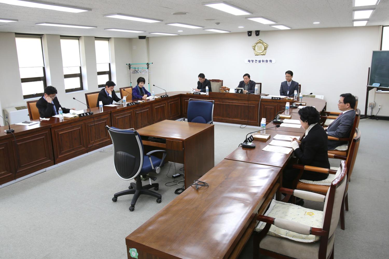제213회 임시회 안건 사전설명회(재정건설위원회)