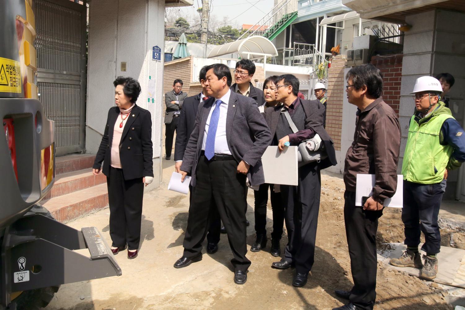 재정건설 현장방문-관내 하수 구조물 1개소