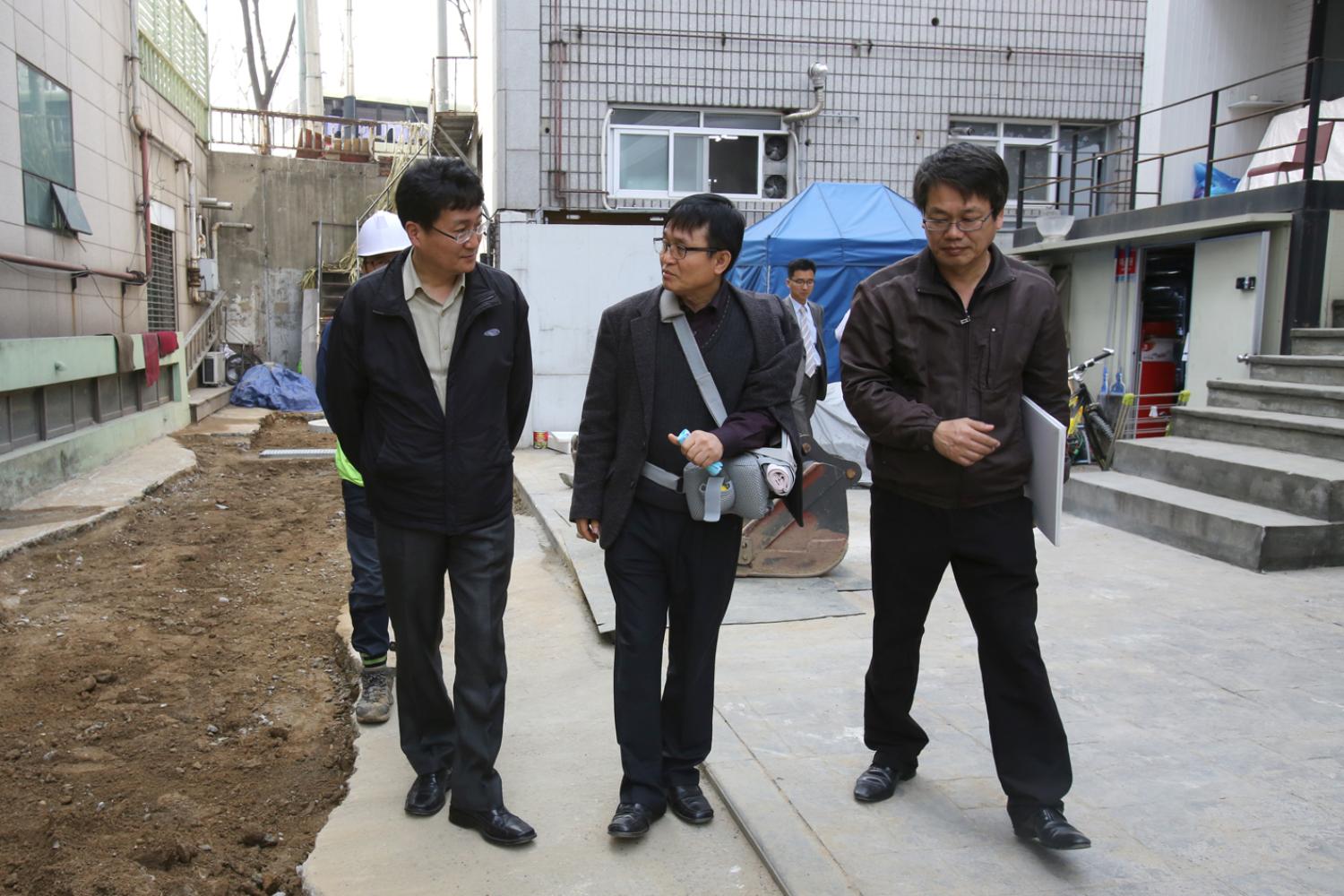 재정건설 현장방문-관내 하수 구조물 1개소