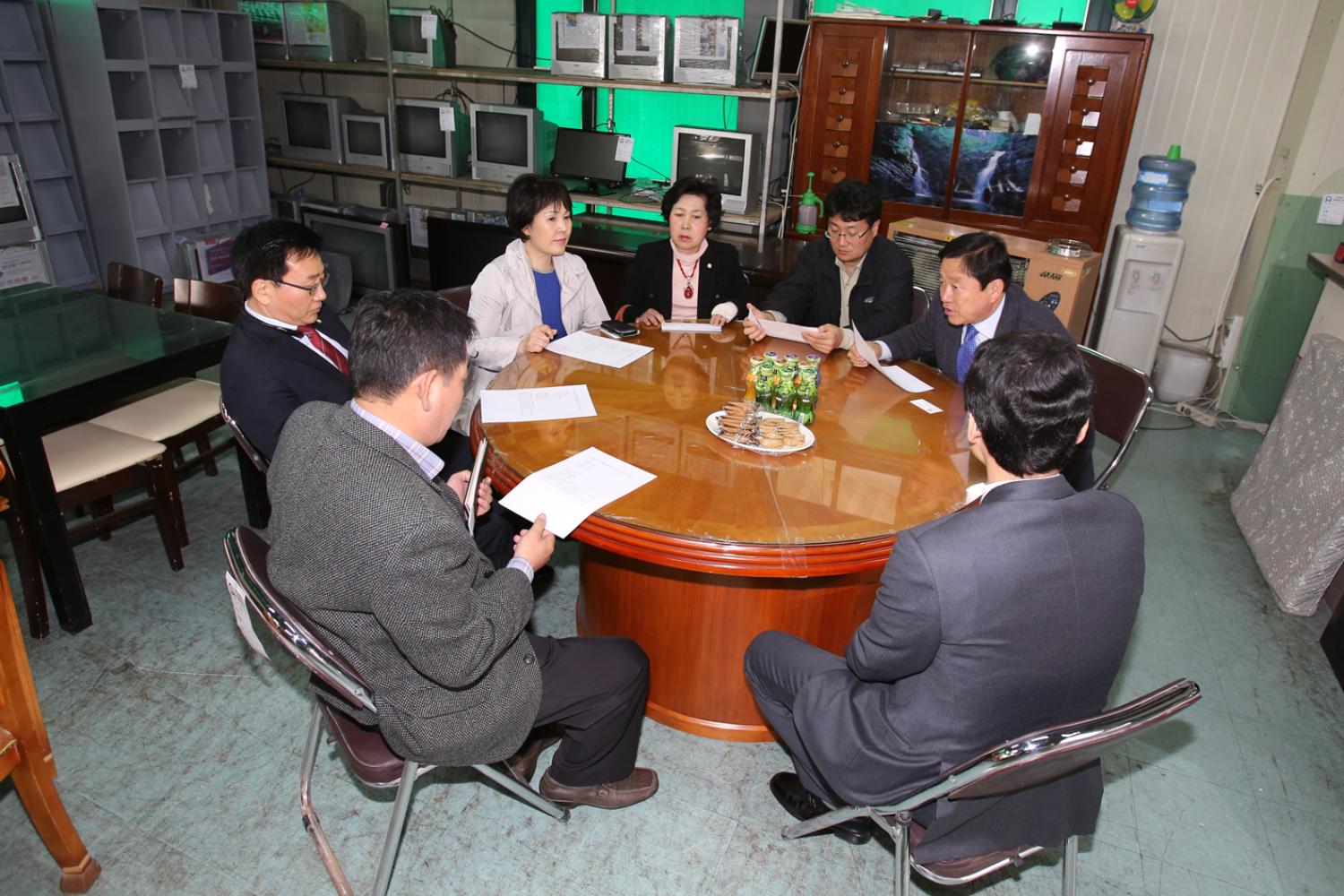 재정건설 현장방문-서대문구 재활용센터