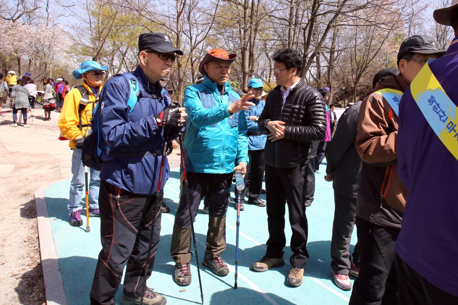 북한산 무장애 자락길 걷기 행사「동행」참석