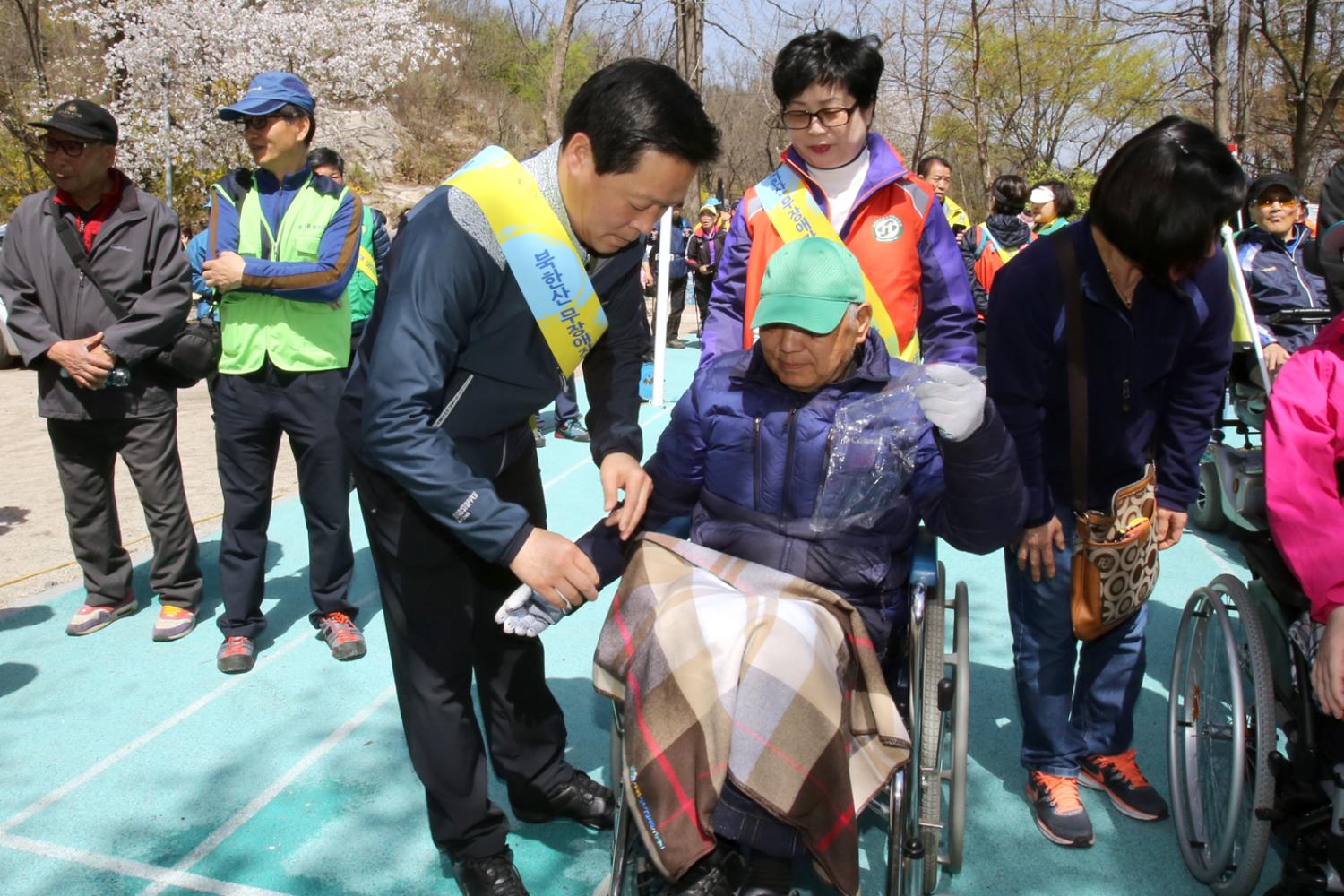 북한산 무장애 자락길 걷기 행사「동행」참석