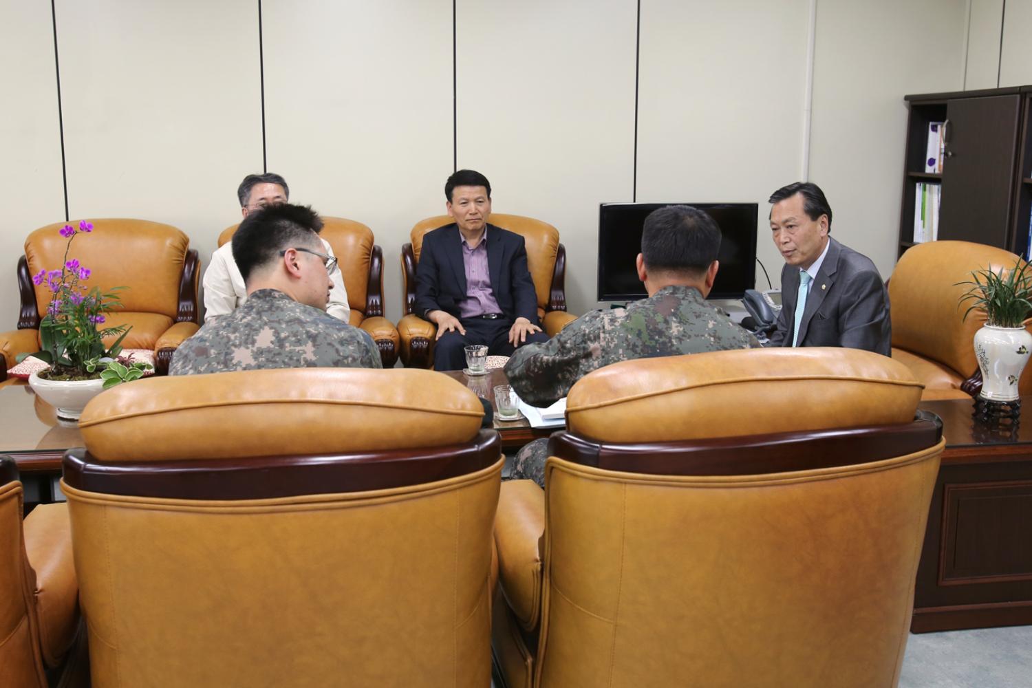 수방경비단 단장과의 간담회