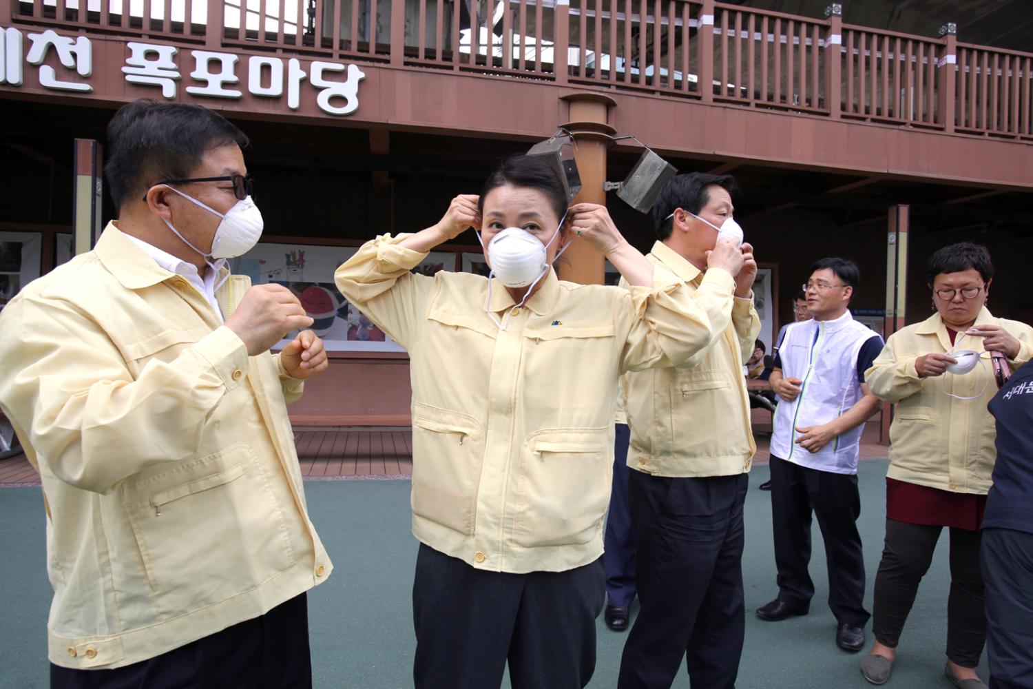 행정복지위원회 홍제천 방역현장