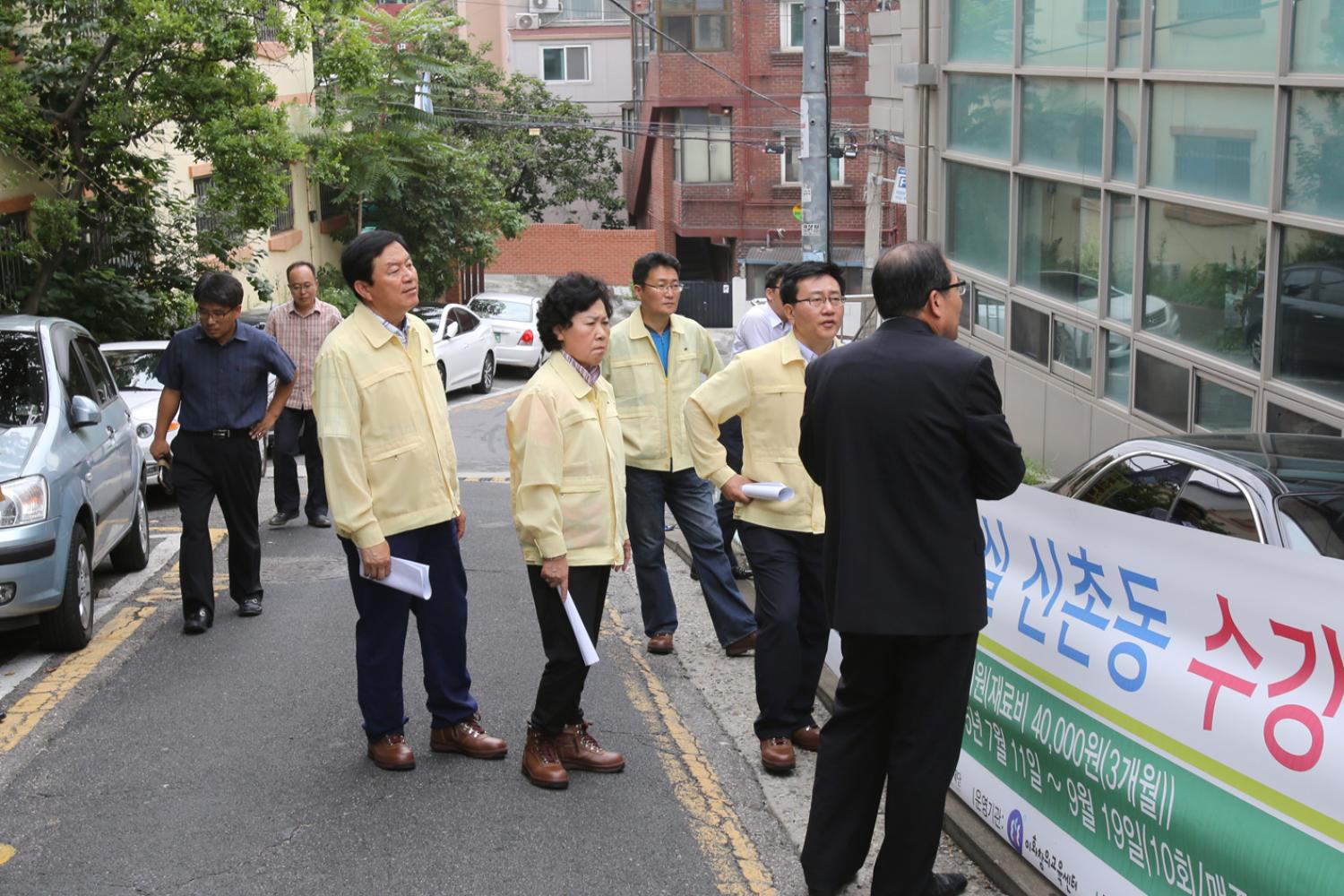 신촌 연세로 일대 - 재정건설위원회 현장방문