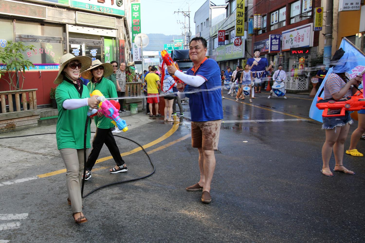 제8회 정남진 물축제 방문